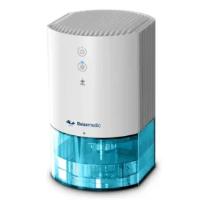 Desumidificador de ar compacto anti mofo levdry relaxmedic branco