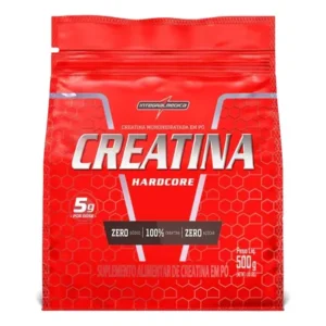 Creatina hardcore monohidratada 500g pó pouch integralmédica sem sabor