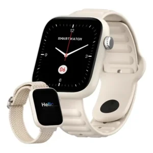 Relógio smartwatch forestory inteligente tela 1.83 bluetooth ip68 à prova d'água notificações chamadas saúde smart watch relogio corrida com android e ios 2 pulseiras feminino masculino