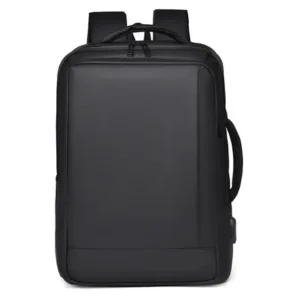 Mochila executiva porta notebook impermeável, expansível 5cm, saída usb, alça para fixar em malas, alças acolchoadas, multicompartimentos, ideal trabalho, viagens e faculdade, design elegante uni