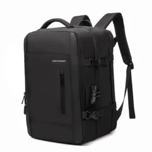 Mochila para notebook impermeável com porta usb e senha homem