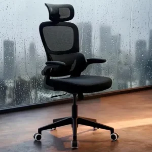 Cadeira escritório ergonômica supreme ergon artyan confortável estofado mesh com suporte lombar + mouse pad (desk pad)