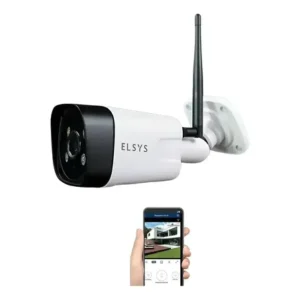 Câmera de segurança elsys esc-wb3f com resolução 2mp visão noturna incluída branca