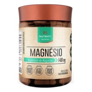 Magnésio bisglicinato - 60 cápsulas nutrify