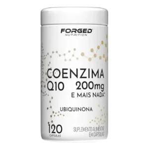 Coenzima q10 200mg pura 120 cápsulas - forged nutrition sabor sem