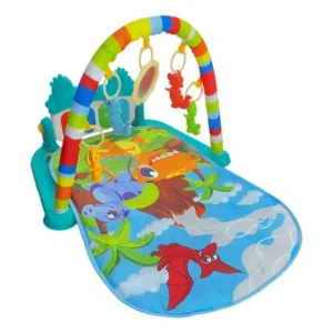 Tapete de atividades para bebê piano play funny dino maxi baby