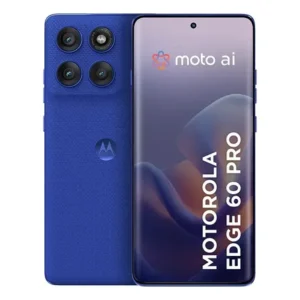 Smartphone motorola edge 60 pro 5g - 256gb 24gb (12gb ram+12gb ram boost), tela quad-curve moto ai 50mp sony camera ultrarresistencia militar ip68 + ip69 azul