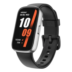 Relógio inteligente smart band sports e à prova de água caixa preto