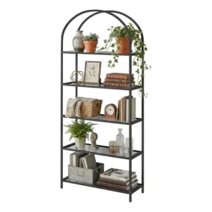 Estante organizadora, 83 x 30,2 183,5 cm, para sala de estar e escritório, coleção baris